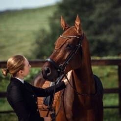 Horze Positano Anatomische Hannoveranische Trense -Pferdebedarf Angebote 10126 BL 3