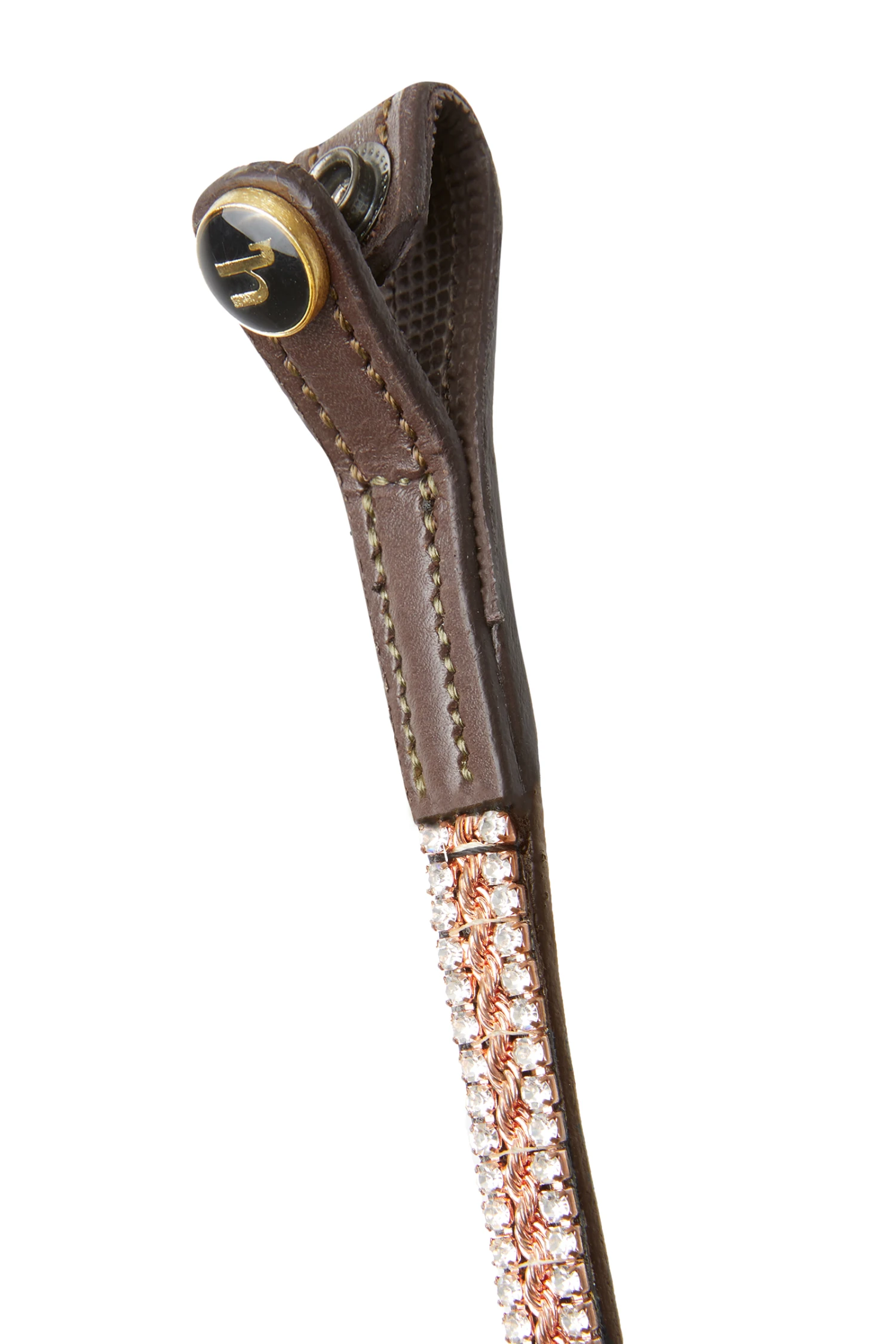 Horze Nancy Stirnriemen Mit Kristallen Und Flechtdetail 9 Horze Nancy Stirnriemen Mit Kristallen Und Flechtdetail – Bild 9