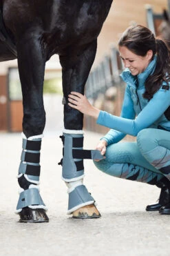 Horze Ghent Gamaschen Mit Kunstfell -Pferdebedarf Angebote 19266 ALB 7