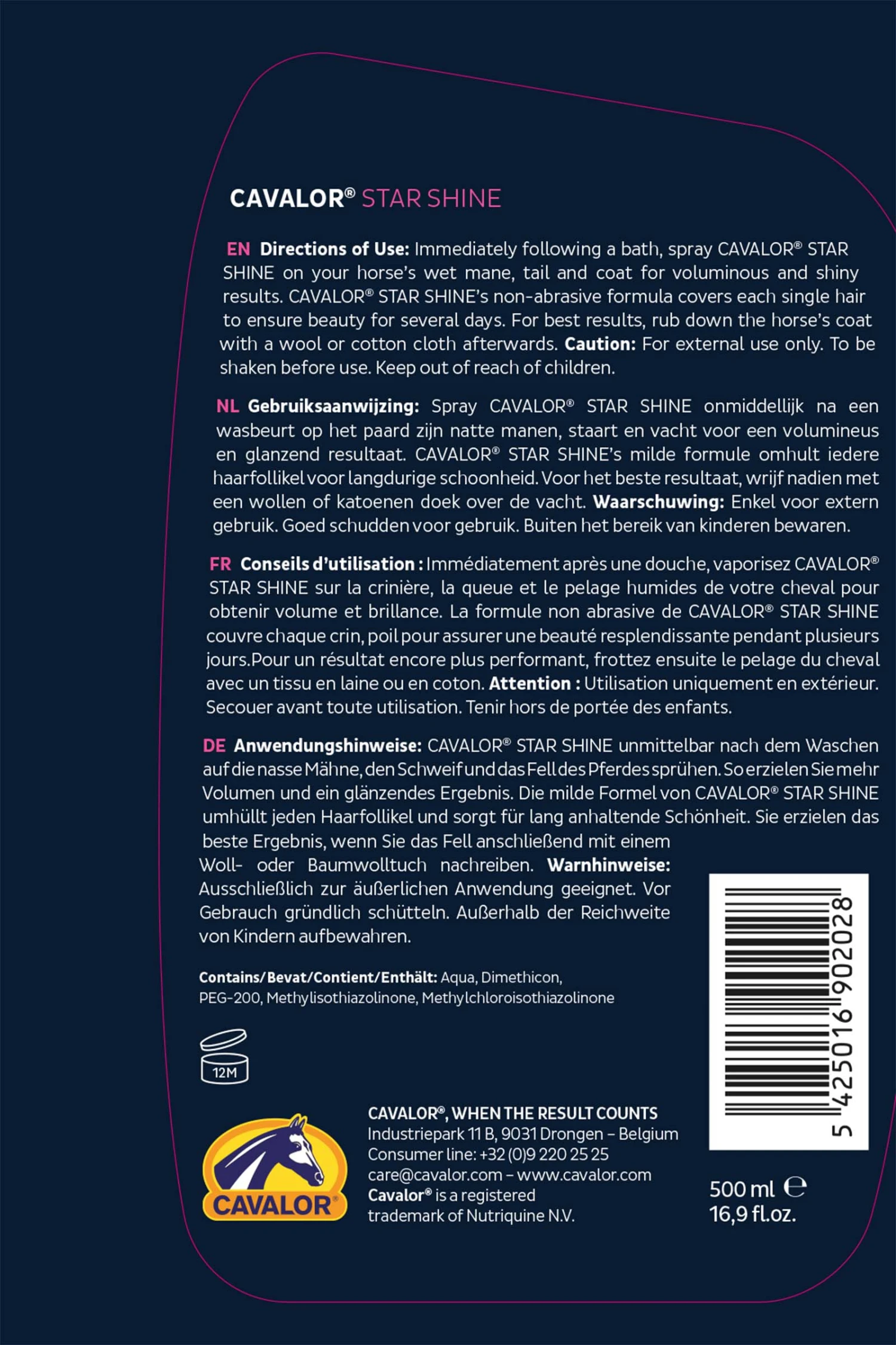 Cavalor Star Shine, 500 Ml 2 Cavalor Star Shine, 500 Ml – Bild 2