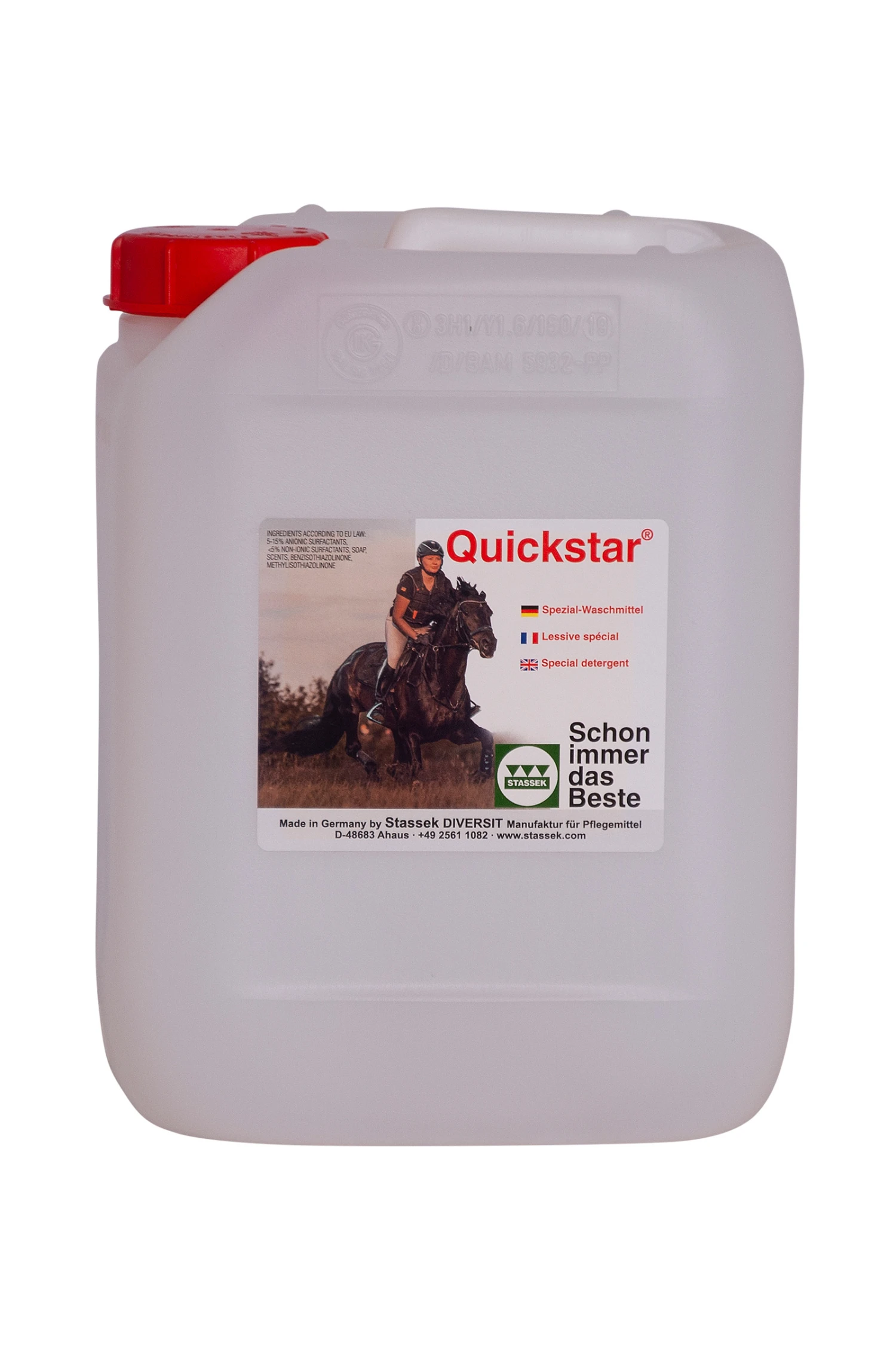 Stassek Quickstar Spezialwaschmittel Für Leder Und Wolle, 2 Liter 1 Stassek Quickstar Spezialwaschmittel Für Leder Und Wolle, 2 Liter