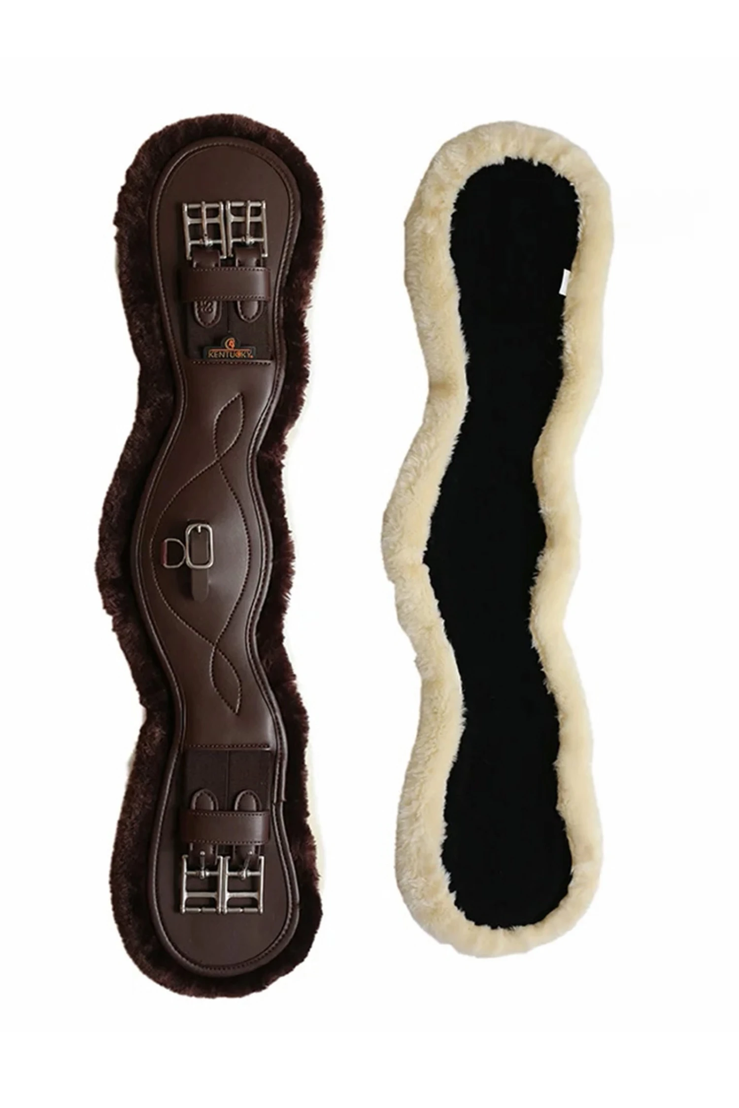 Kentucky Horsewear Lederkurzgurt Sheepskin Dressage 7 Kentucky Horsewear Lederkurzgurt Sheepskin Dressage – Bild 7