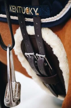 Kentucky Horsewear Anatomischer Lammfell Gurtschoner -Pferdebedarf Angebote 338010 NAT 5