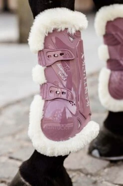 Kentucky Horsewear Bamboo Elastik Gamaschen Mit Veganem Lammfell -Pferdebedarf Angebote 342510 ORPI 3