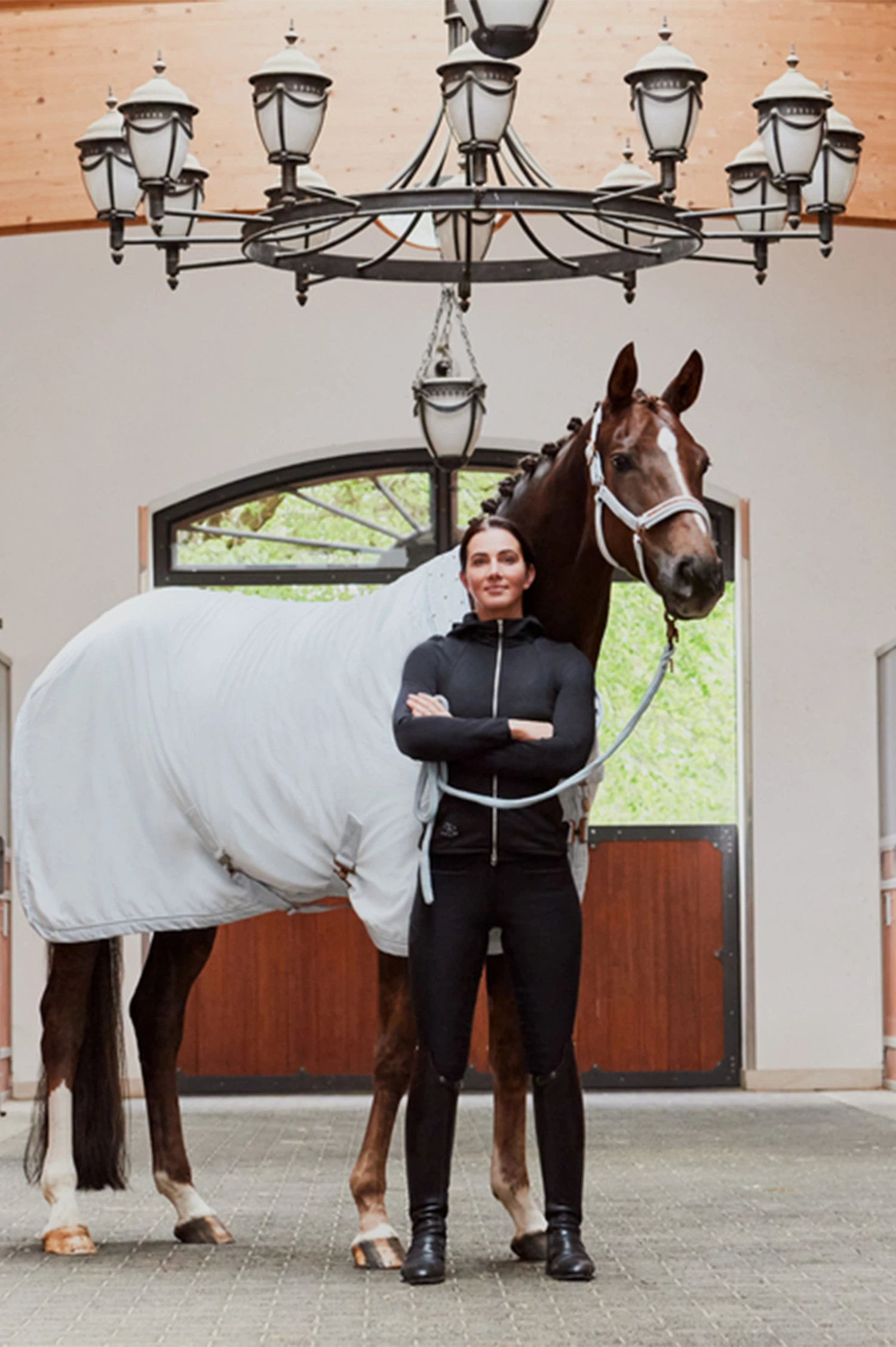 Eskadron Platinum 23 Velvet Crystal Abschwitzdecke 5 Eskadron Platinum 23 Velvet Crystal Abschwitzdecke – Bild 5